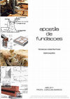 Research paper thumbnail of Apostila de Fundacoes Tecnicas Construtivas