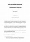 Research paper thumbnail of The Law and Economics of Conscientious Objection