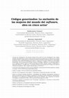 Research paper thumbnail of (2013) Códigos generizados: La exclusión de las mujeres del mundo del software, obra en cinco actos. En Universitas Humanística, Pontificia Universidad Javeriana Colombia Núm. 76, julio-diciembre, 2013, pp. 207-233.