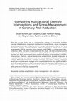 Research paper thumbnail of Comparing multifactorial lifestyle interventions and stress management in coronary risk reduction