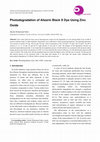 Research paper thumbnail of Photodegradation of Alizarin Black S Dye Using Zinc Oxide