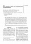 Research paper thumbnail of Sleep disorders in patients with myasthenia gravis: a systematic review