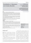 Research paper thumbnail of Somatization in depression and anxiety disorders