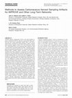 Research paper thumbnail of Methods to Assess Carbonaceous Aerosol Sampling Artifacts for IMPROVE and Other Long-Term Networks