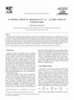 Research paper thumbnail of A reliability method for optimization of [+< i> $phi$ ,-< i> $phi$ ]< sub> n</sub> fiber reinforced composite pipes