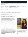 Research paper thumbnail of Out of a Concern for Justice: Ghosts and Racism