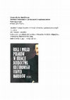 Research paper thumbnail of Wanda Landowska — prekursorka wykonawstwa historycznego. |Wanda Landowkska - precursor of Historically Informed Performance.