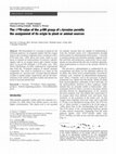 Research paper thumbnail of The d18O-value of the p-OH group of L-tyrosine permits the assignment of its origin to plant or animal sources