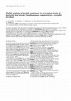 Research paper thumbnail of Diallel analysis of partial resistance to an Iranian strain of bacterial leaf streak (Xanthomonascampestris pv. cerealis) in wheat