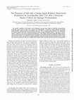 Research paper thumbnail of The presence of salt and a curing agent reduces bacteriocin production by Lactobacillus sakei CTC 494, a potential starter culture for sausage fermentation