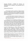 Research paper thumbnail of Mohammed Chaouki Zane, "Jacques Derrida & Michel de Certeau. La fascinación de lo místico y las promesas de la escritura"