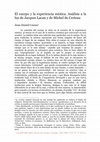 Research paper thumbnail of Jean-Daniel Causse, "El cuerpo y la experiencia mística. Análisis a la luz de Jacques Lacan y de Michel de Certeau"