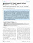 Research paper thumbnail of Benchmarking and analysis of protein docking performance in Rosetta v3.2