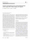 Research paper thumbnail of Transport and deposition processes of the hydrothermal blast of the 6 August 2012 Te Maari eruption, Mt. Tongariro