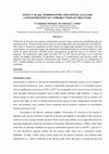 Research paper thumbnail of EFFECT OF pH, TEMPERATURE AND INITIAL GLUCOSE CONCENTRATION TO A PRODUCTION OF FRUCTOSE