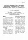 Research paper thumbnail of Extraction of Diterpenoid Lactones of Andrographis paniculata using Liquid Solvents: Effect of Solvent's Hildebrand Solubility Parameter on Extraction Efficiency