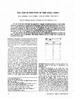 Research paper thumbnail of The axis of rotation of the ankle joint