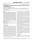 Research paper thumbnail of Quantitative trait prediction based on genetic marker-array data, a simulation study