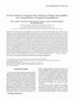 Research paper thumbnail of On the analysis of sequence data: testing for disease susceptibility loci using patterns of linkage disequilibrium