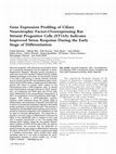 Research paper thumbnail of Gene expression profiling of ciliary neurotrophic factor-overexpressing rat striatal progenitor cells (ST14A) indicates improved stress response during the early stage of differentiation