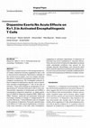 Research paper thumbnail of Dopamine Exerts No Acute Effects on Kv1.3 in Activated Encephalitogenic T&nbsp;Cells