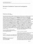 Research paper thumbnail of Persistent Candidemia: Causes and Investigations