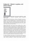 Research paper thumbnail of Młodość i socjalizm, czyli pokusy biografa