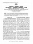 Research paper thumbnail of Diffusion of topological solitons and dielectric αc relaxation in a polymeric crystal