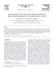 Research paper thumbnail of Reconstruction of ion and electron density profiles from space-based measurements of the upper electron content