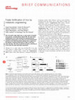 Research paper thumbnail of Folate fortification of rice by metabolic engineering