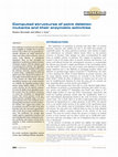 Research paper thumbnail of Computed structures of point deletion mutants and their enzymatic activities