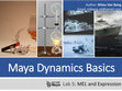 Research paper thumbnail of SESSION 05 – MEL and Expression in Maya