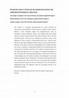 Research paper thumbnail of Beyond the enclave? break-outs into mainstream markets and multicultural hybridism in ethnic firms