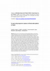 Research paper thumbnail of Ex Post and Prospective Analyses of Renewable Policies in Spain