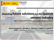 Research paper thumbnail of Modelling future solutions for the Spanish cement industry