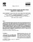 Research paper thumbnail of The semiconductor elements arsenic and indium induce apoptosis in rat thymocytes