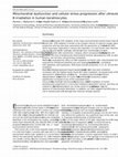 Research paper thumbnail of Mitochondrial dysfunction and cellular stress progression after ultraviolet B irradiation in human keratinocytes