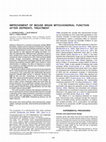 Research paper thumbnail of Improvement of mouse brain mitochondrial function after deprenyl treatment