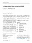 Research paper thumbnail of Oxygen metabolism in human placenta mitochondria