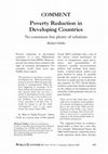 Research paper thumbnail of Poverty Reduction in Developing Countries