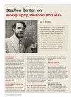 Research paper thumbnail of Stephen Benton on Holography, Polaroid and MIT