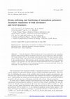 Research paper thumbnail of Strain softening and hardening of amorphous polymers: Atomistic simulation of bulk mechanics and local dynamics