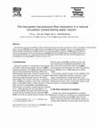 Research paper thumbnail of The low-power low-pressure flow resonance in a natural circulation cooled boiling water reactor