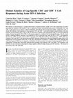 Research paper thumbnail of Distinct Kinetics of Gag-Specific CD4+ and CD8+ T Cell Responses during Acute HIV-1 Infection