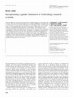 Research paper thumbnail of Incorporating a gender dimension in food allergy research: a review