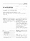 Research paper thumbnail of Salud y calidad de vida en urología: Aspectos en urología general y oncológica