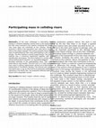 Research paper thumbnail of Participating mass in colliding risers