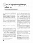 Research paper thumbnail of A Local and State Partnership for Influenza Preparedness