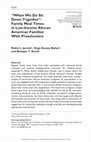 Research paper thumbnail of “When We Do Sit Down Together” Family Meal Times in Low-Income African American Families With Preschoolers