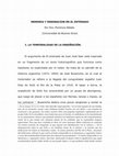 Research paper thumbnail of Memoria y ensoñación